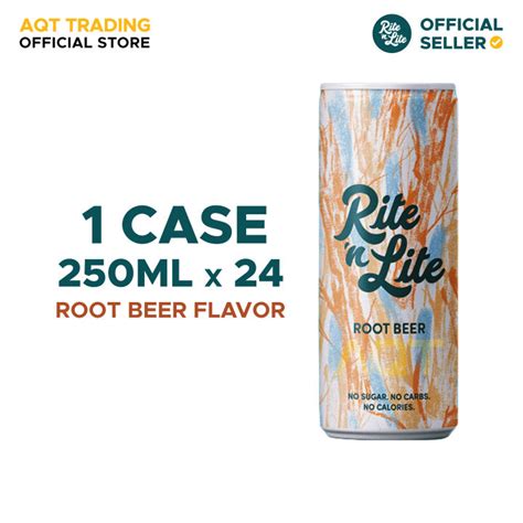 Rite ‘n Lite Root Beer Soda 250ml X 24 1 Case Lazada Ph