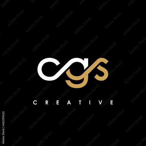 CGS Letter Initial Logo Design Template Vector Illustration Vector De