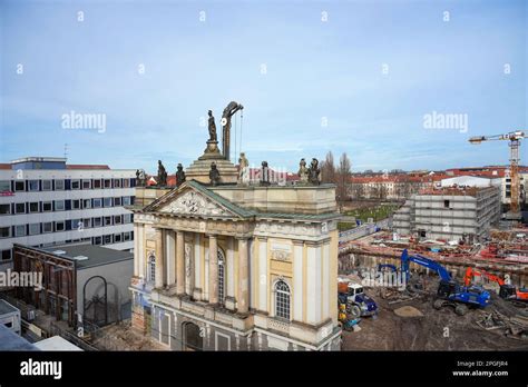 PRODUCTION 17 mars 2024 Brandenburg Potsdam Derrière le chantier