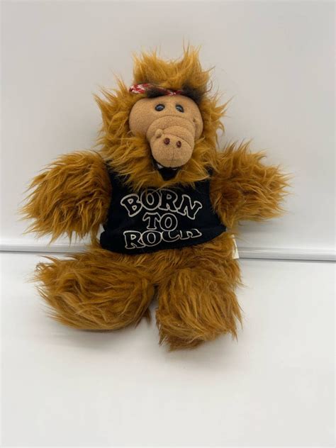 Vintage Alf Hand Puppet 12 Born To Rock 1988 Burger King Etsy