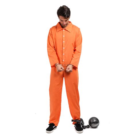 Déguisement prisonnier orange pour homme Déguisement Avenue