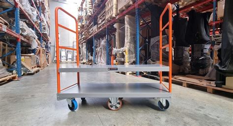 Platform Trolley With Relocatable Top Platform Platform Trolleys