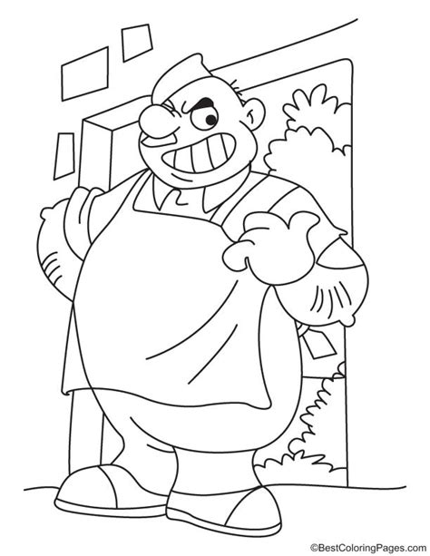 Naamans Servant Girl Coloring Page