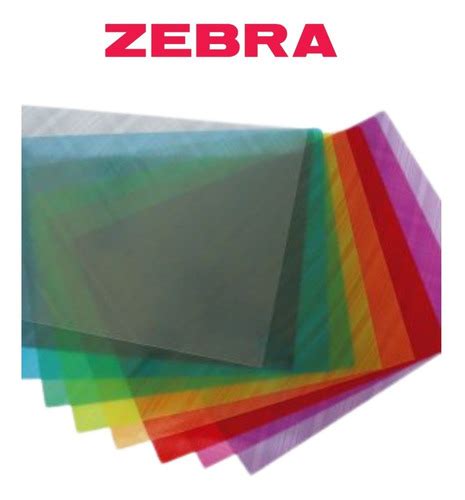 Pastas Para Engargolar Zebra T C Pack 50 Pzs V Colores Meses Sin