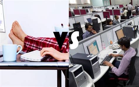 Difference Between Working From Home Vs Working In Office