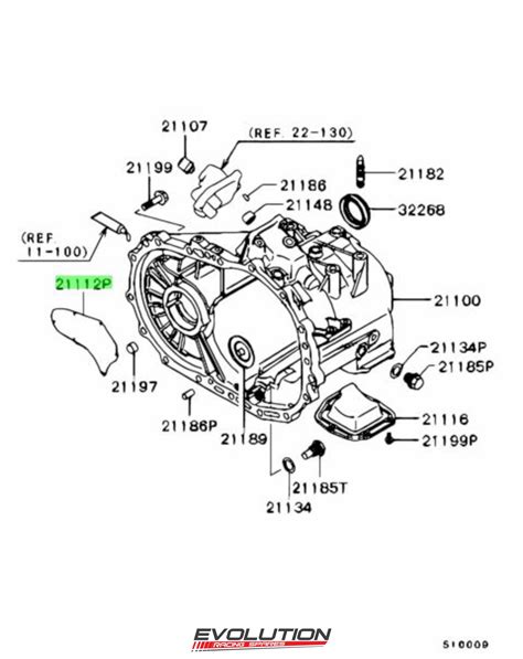 Mitsubishi Evolution Evo M/T Case Breather Hole Cover (MD748474 ...