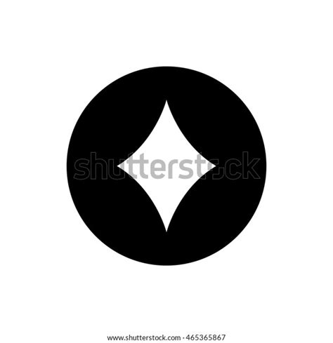 Playing Card Diamond Suit Flat Icon Stock Vector Royalty Free