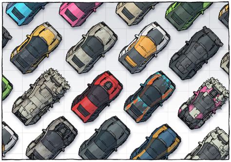 Cyberpunk Cars Pack Maps And Assets By 2 Minute Tabletop