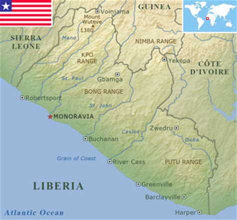 Liberia World Atlas Find Fun Facts