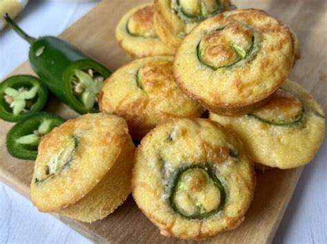 Simple Cheddar Jalapeño Corn Muffin Recipe Just Jill