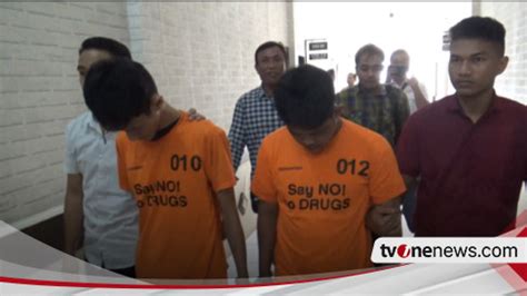 Aparat Polresta Tanjungpinang Tangkap Dua Orang Pengedar Narkoba Sita