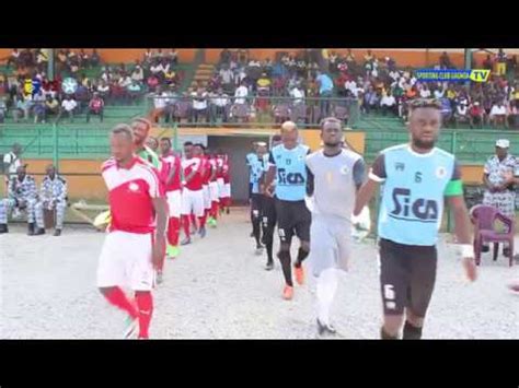 LIGUE 1 CIV 16EME JOURNEE SPORTING CLUB GAGNOA VS BOUAKE FC 03 03 2018