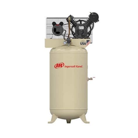 Ingersoll Rand Type 30 Reciprocating 80 Gal 5 HP Electric 230 Volt