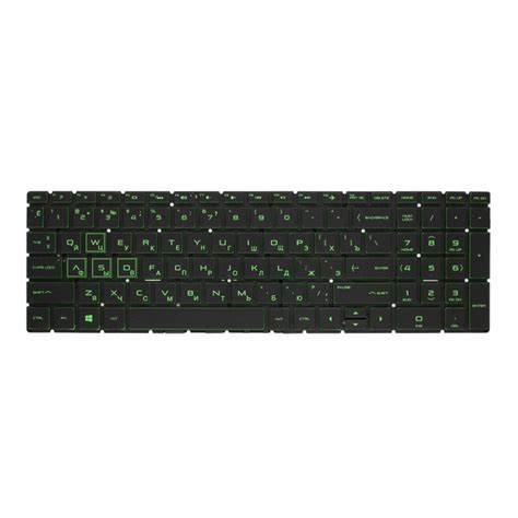 Клавиатура с подсветкой для ноутбука HP Pavilion Gaming 15-cx0027ur ...