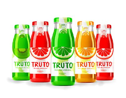 Juice bottle labels design | Behance