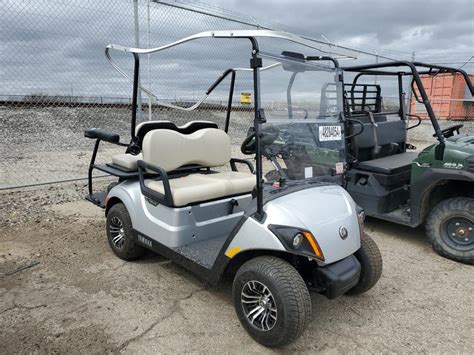 Used J0d603877 Yamaha Golf Cart 2023 From Salvage Auction Usa