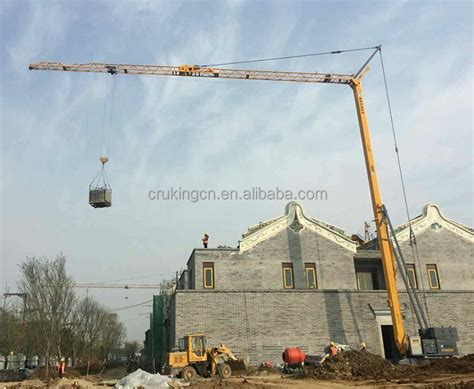 Cruking Self Erect Small 3 Ton Mini China Tower Crane For Lifting Loads