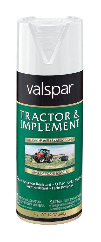 Valspar Interior Exterior Tractor And Implement Enamel Spray