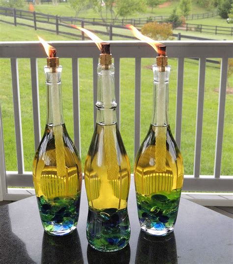 How To Make A DIY Wine Bottle Tiki Torch My Uncommon Slice