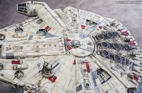 Illuminated 38” Paper Millennium Falcon Took 4 Years To Build Make