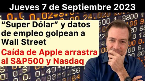 “super Dólar” Y Datos De Empleo Golpean A Wall Street Caída De Apple