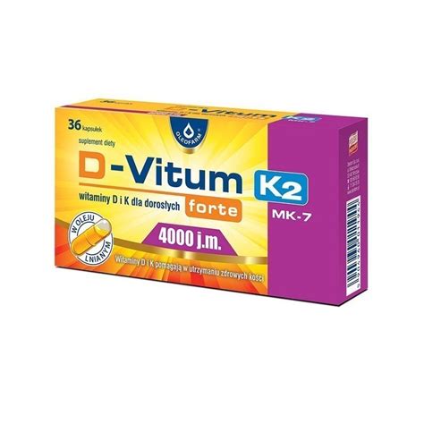 D Vitum Forte 4000 J M K2 MK 7 Cena I Opinie Apteka Super Pharm