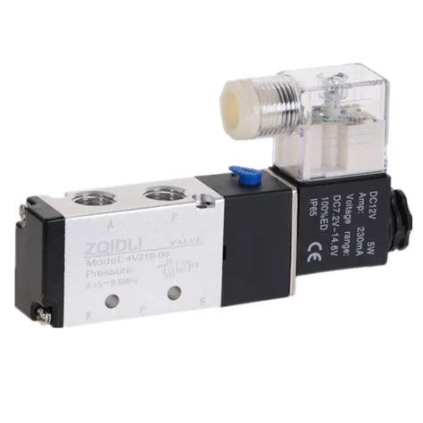 Pneumatic Electric Solenoid Valve Way Position Control Air Gas