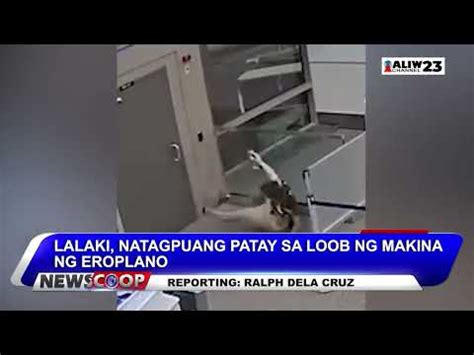 Newscoop Lalaki Natagpuang Patay Sa Loob Ng Makina Ng Eroplano