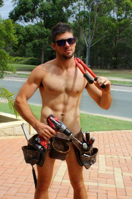 Naked In Tool Belt Telegraph