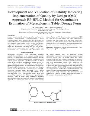 Fillable Online Development And Validation Of Stability Indicating