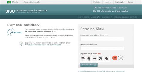 Prazo De Inscri O No Sisu Do Semestre Termina Hoje