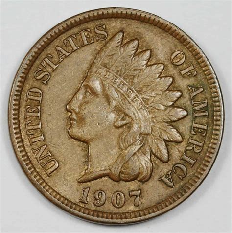 1907 Indian Head Penny Value: are No mint mark worth money?