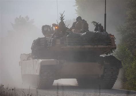 A U S Army M1 Abrams Tank Belonging To The 3rd Battalion NARA