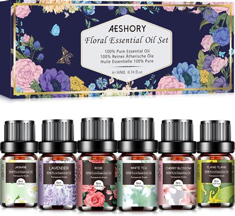 Amazon Floral Essential Oils Set X Ml Fragrance Oil For