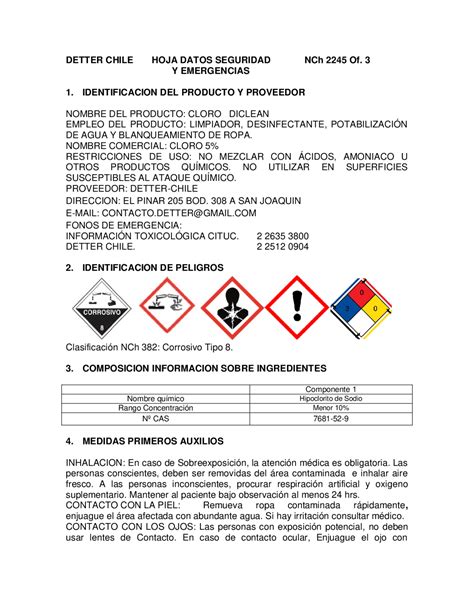 Persuasión Megalópolis aceleración etiqueta de seguridad del cloro