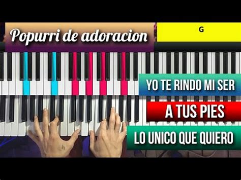 A Tus Pies Miel San Marcos Piano Tutorial Lo Unico Que Quiero Hoy Te