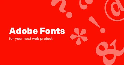 Adobe Fonts to use for your next web project | Bryan Dugan