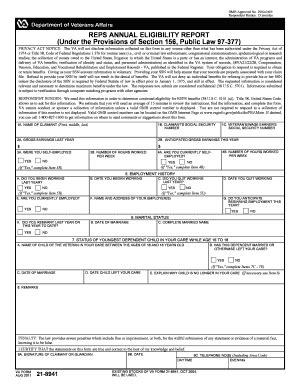 Fillable Online Vba Va Va Form Veterans Benefits