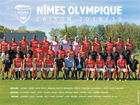 Nîmes Olympique Photo Officielle Nîmes Olympique