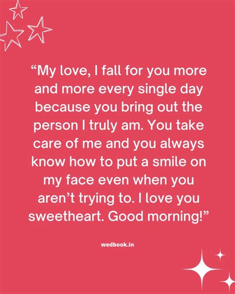 Good Morning Paragraphs For Him Cute Heart Touching Wedbook