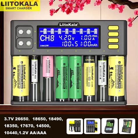 VeitoKala Lii 600 S8 500 PD4 202 18650 Chargeur De Batterie 3 7V 18350