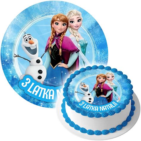 Op Atek Na Tort Kraina Lodu Frozen Elsa Elza Olaf Tekst Tw J Napis