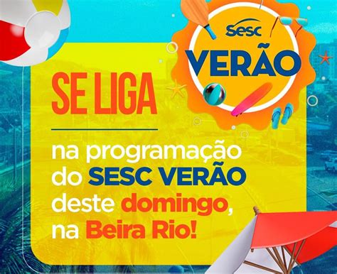 Confira a programação do segundo domingo do Sesc Verão 2024 Sicomércio