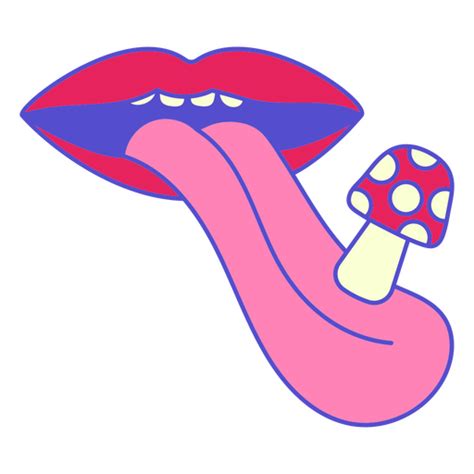 Psychedelic Tongue Png And Svg Design For T Shirts