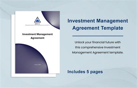 Investment Management Agreement Template In Word PDF Google Docs