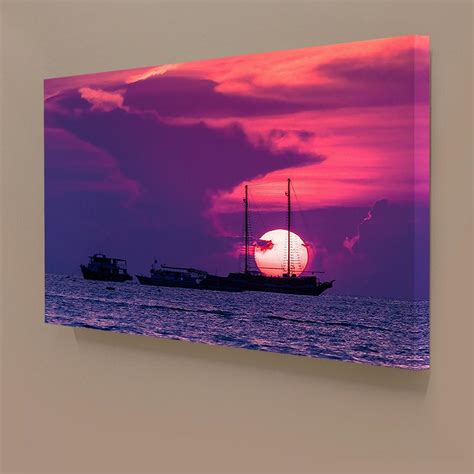 Pink Sunset Painting at PaintingValley.com | Explore collection of Pink ...