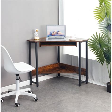 Home Office Triangle Desk Corner Desk Laptop Pc Table Working Station