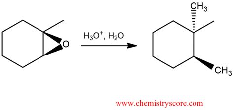 Epoxide Opening Diol Formation Chemistryscore