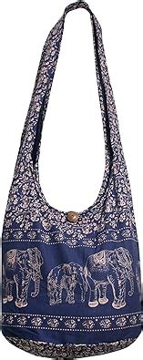 Amazon Thai Monk Buddha Cotton Elephant Sling Crossbody Messenger