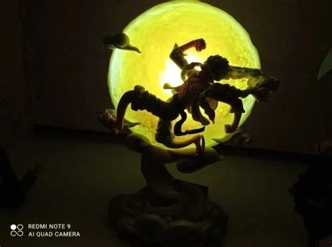 monkey  luffy gear  sun god nika figura modello manga anime statua